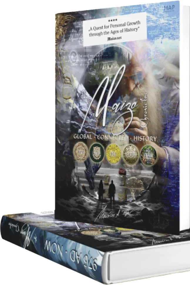 Buchcover: Die Chroniken von Maizo — Global · Connected · History